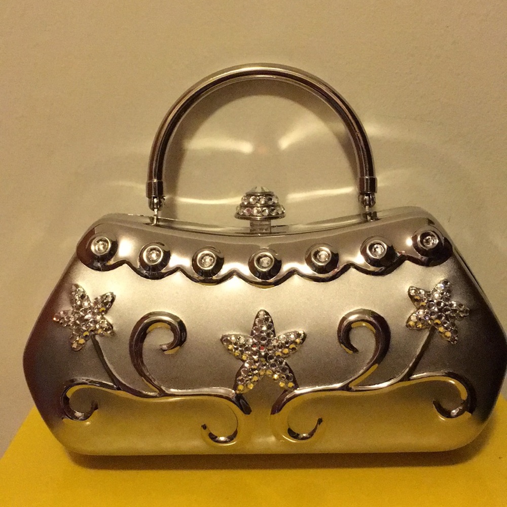 Silver box clutch - Picture 2 of 3